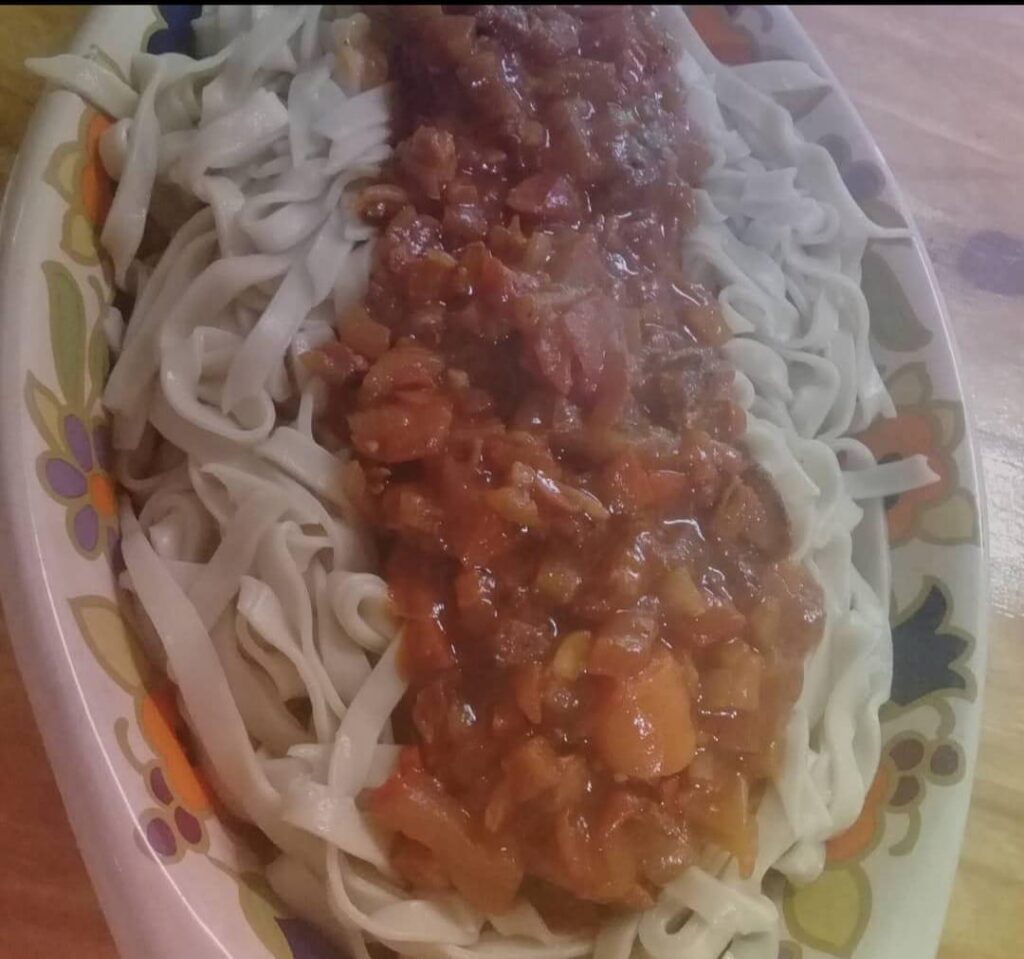 homemade pastas, very time consuming but very tasty result