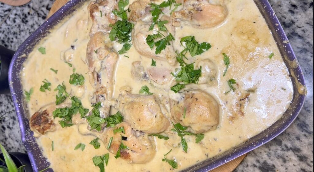 Chicken thighs recipe with healthy magic sauce