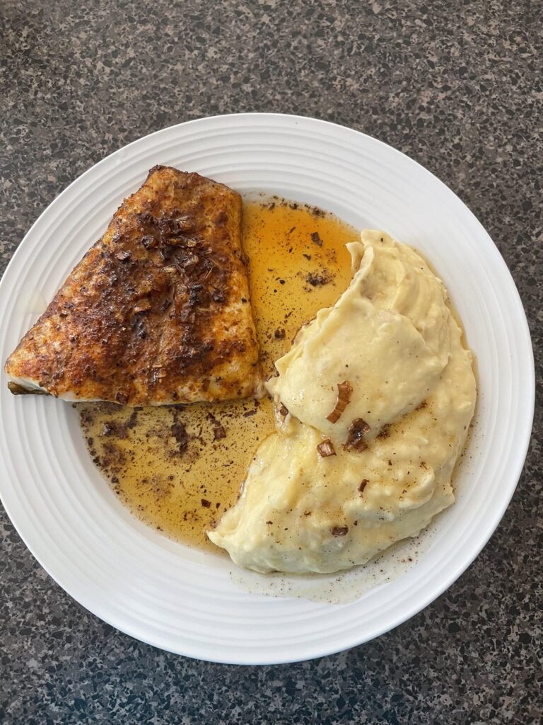 Smokey Barramundi with Brown Butter. Delish!!!! Review Below ⬇️