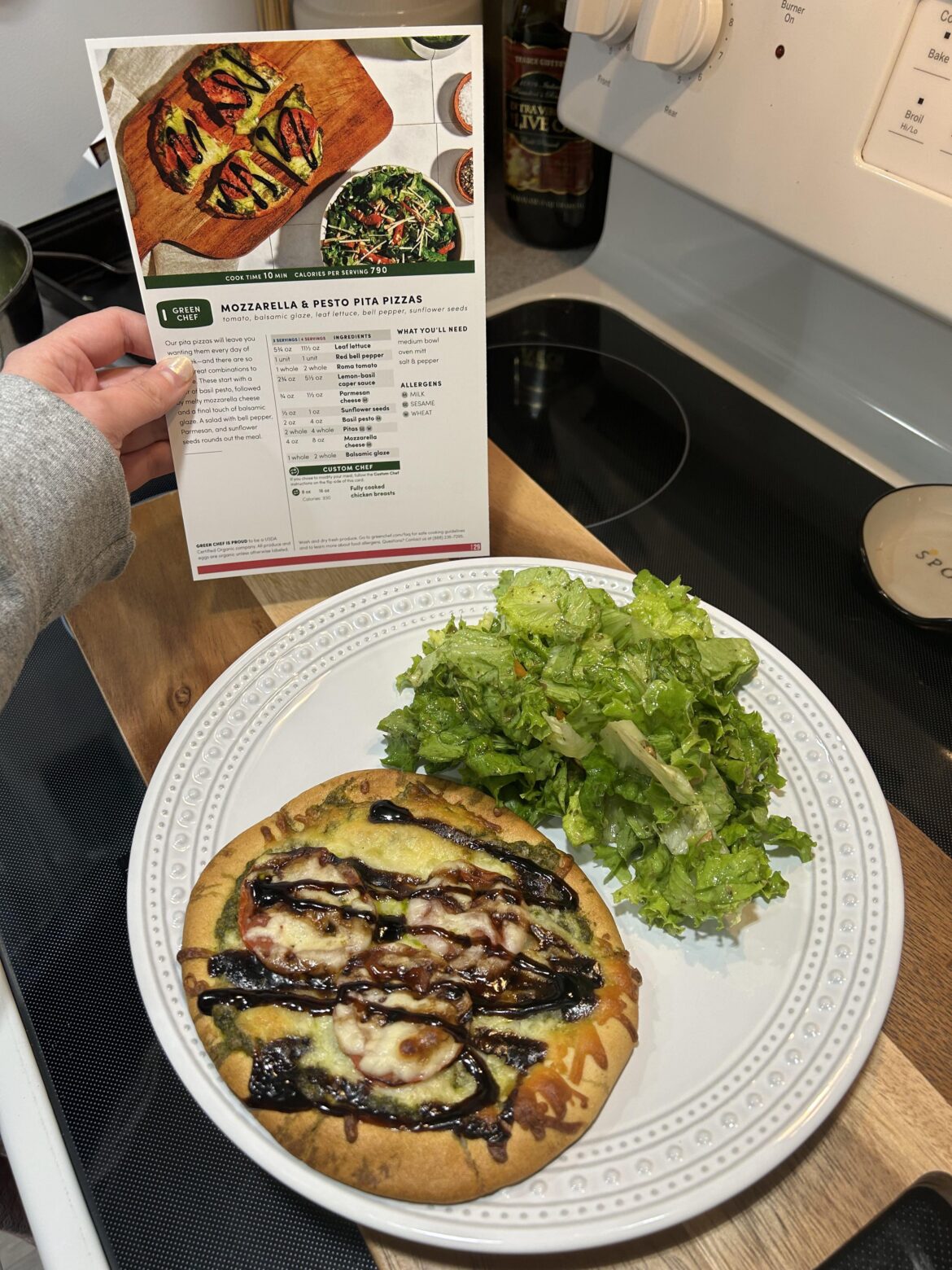 Mozzarella & Pesto Pizza - GC