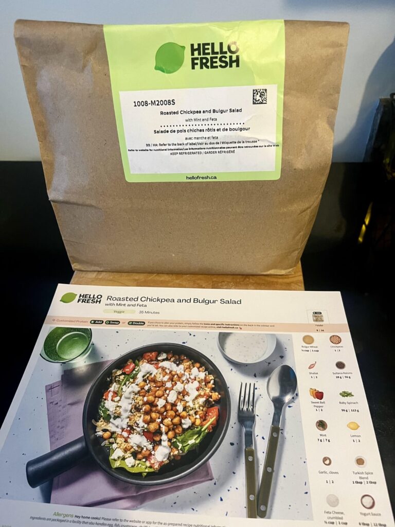 Roasted Chickpea & Bulgar Salad w/ Mint & Feta - 10/10