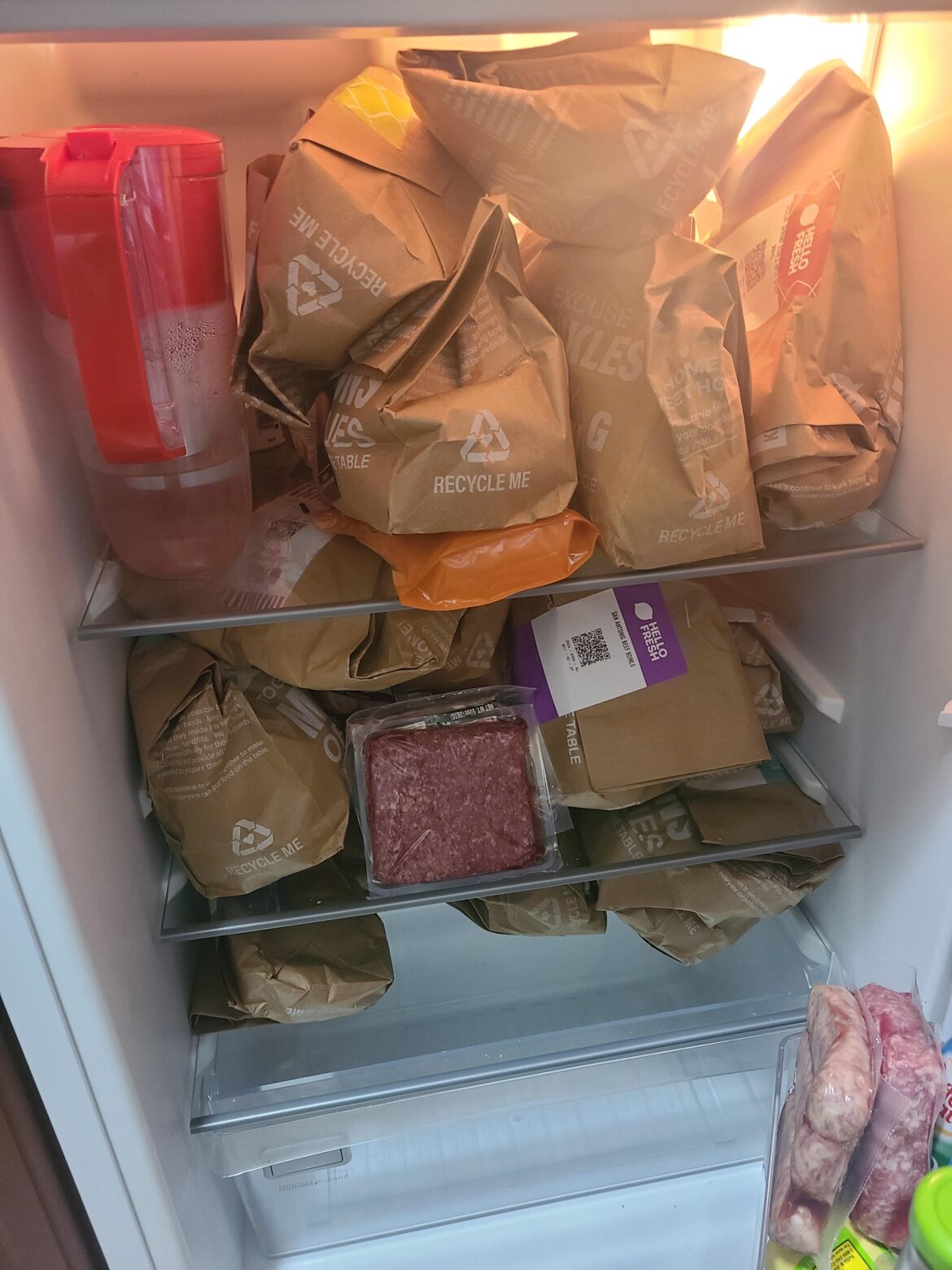 I decided to maximize my discount offer and order 8 meals. They sent me TWO OF EVERYTHING