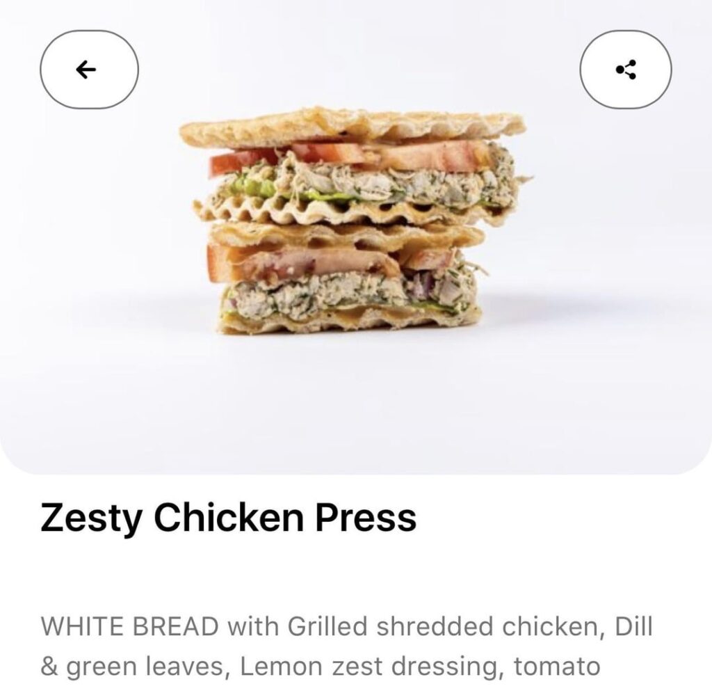 calories in this sandwich?