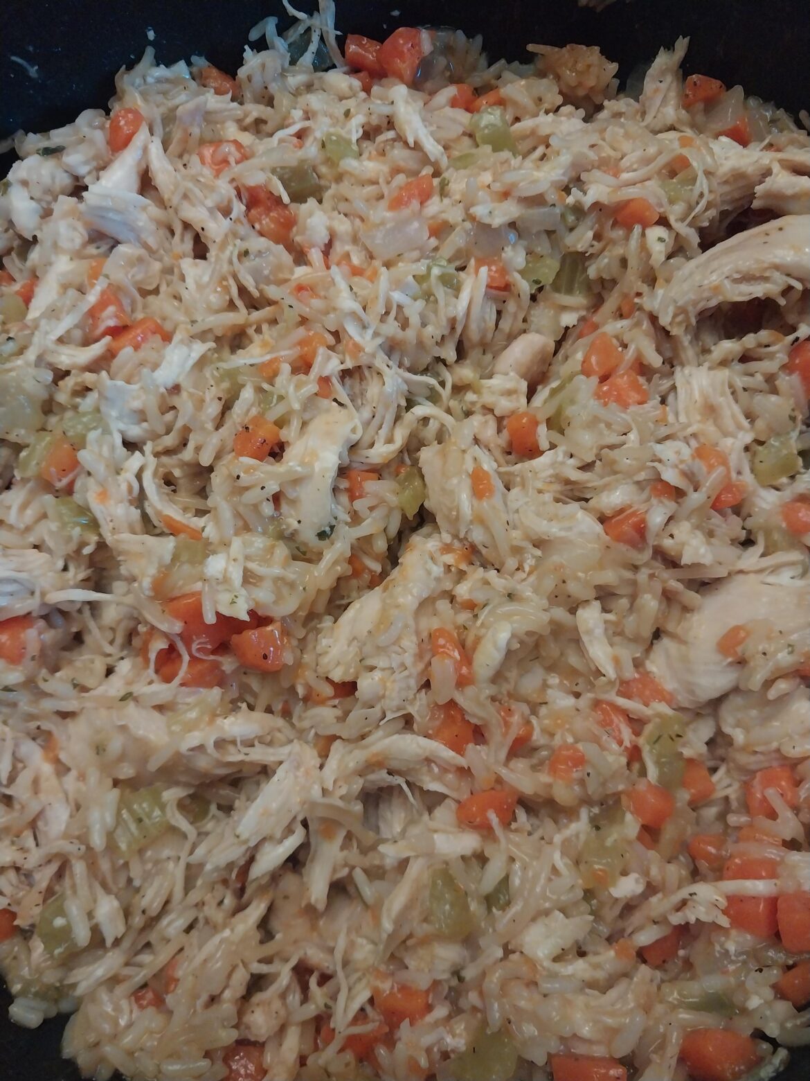 Chicken with rice and veggies. This is some serious comfort food for our 30 degree Temps in the Great State of Michigan.