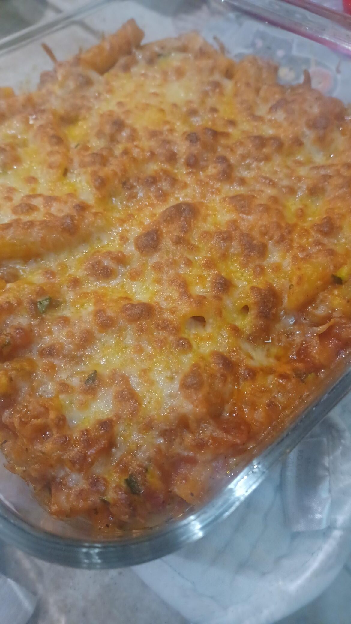 Always nice to get the broil right - zucchini pomodoro bake