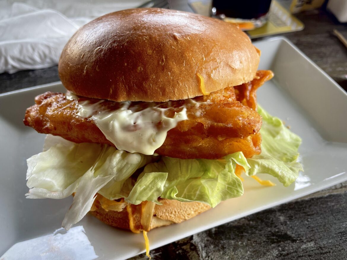 Cod sandwich