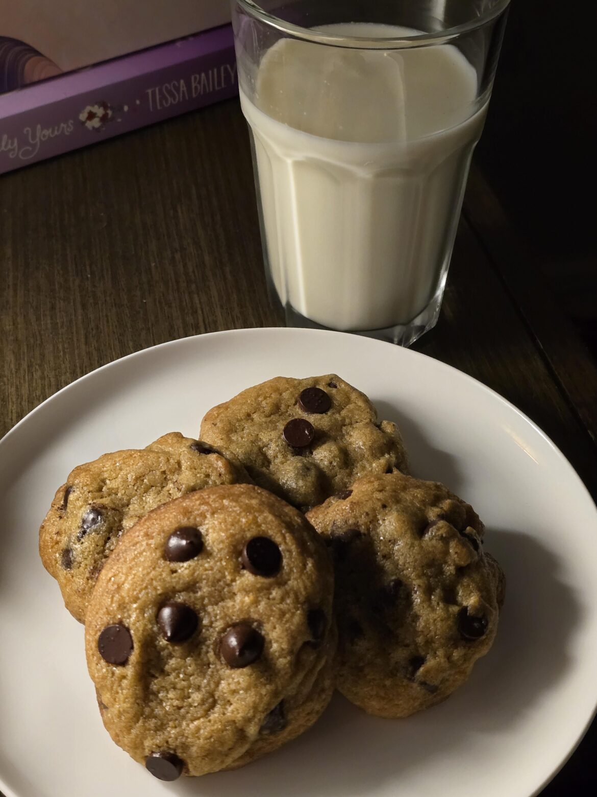When you just need a freshly baked emotional support cookie for dinner... or 4.