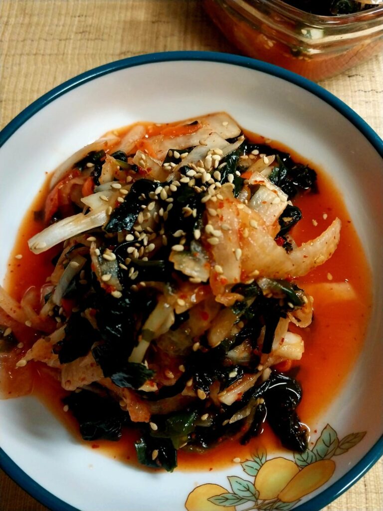 seasoned seaweed salad and seaweed soup seasoned seaweed salad and seaweed soup