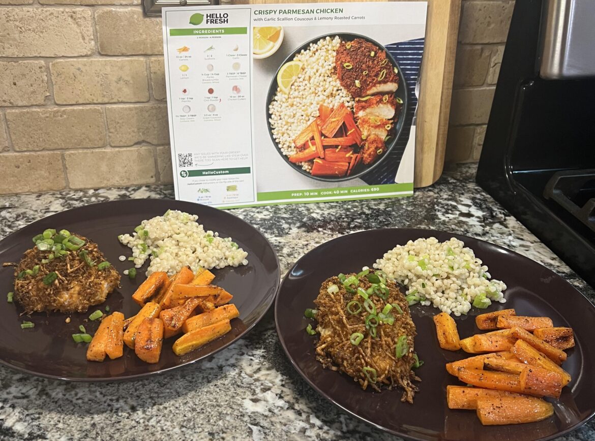 Crispy Parmesan chicken