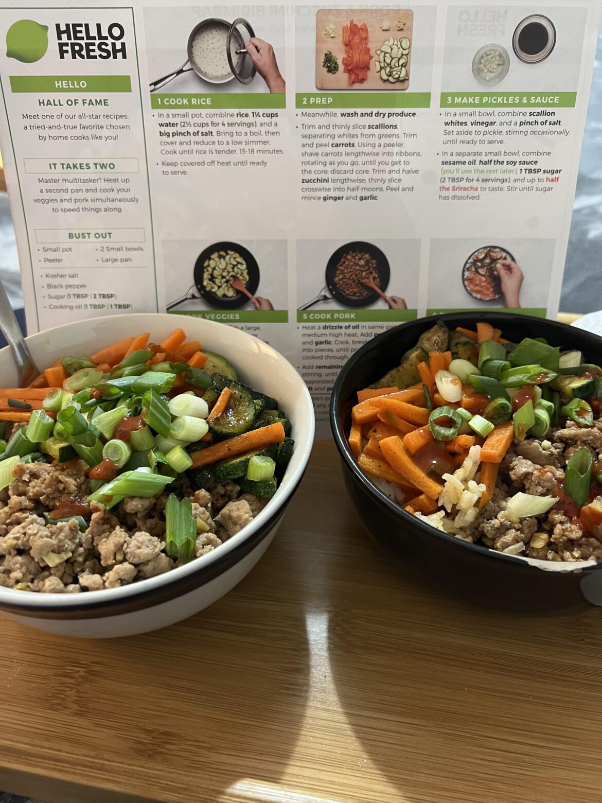 Pork & Zucchini Bibimbap