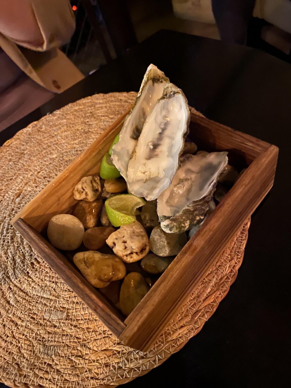 Got some oysters in a box o’ rocks