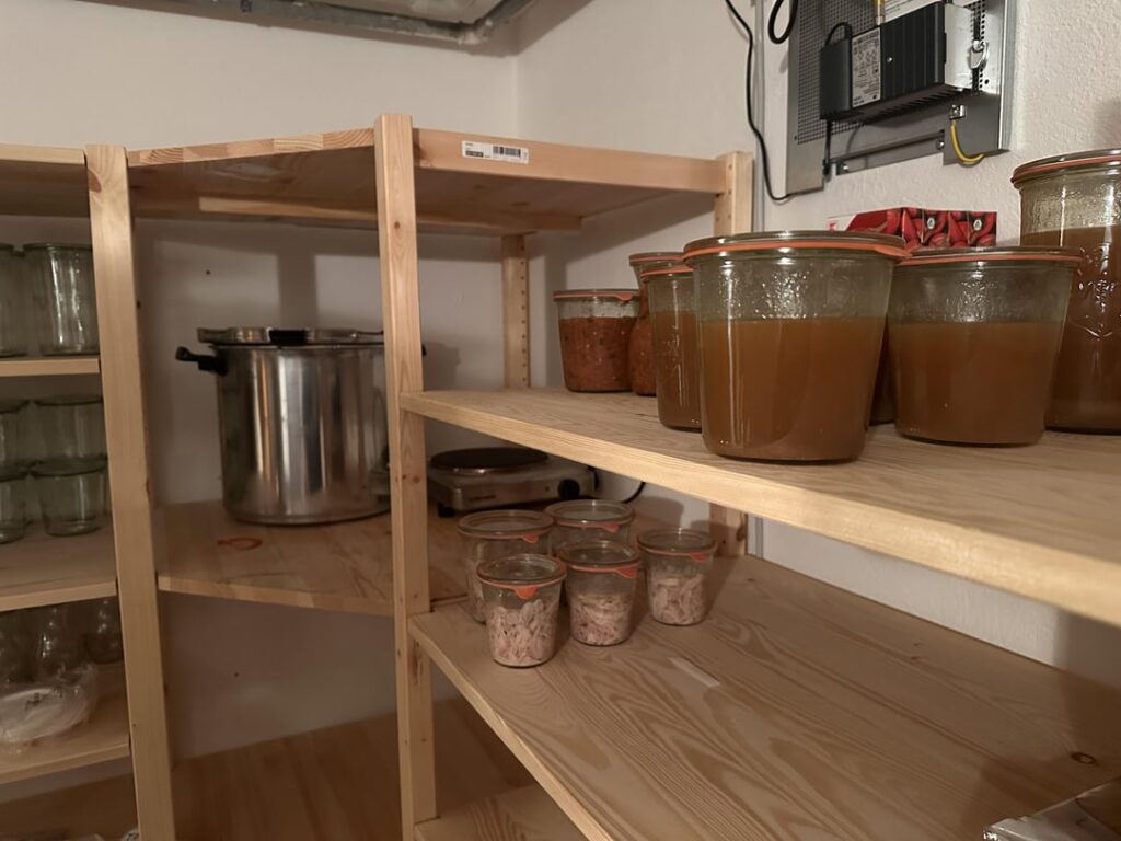 The Pantry after my first weekend The Pantry after my first weekend