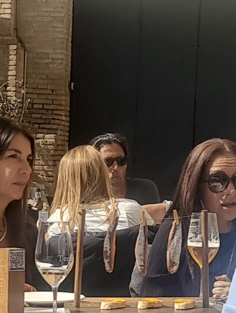 Sardines served with salmorejo and bread! Granada-Spain