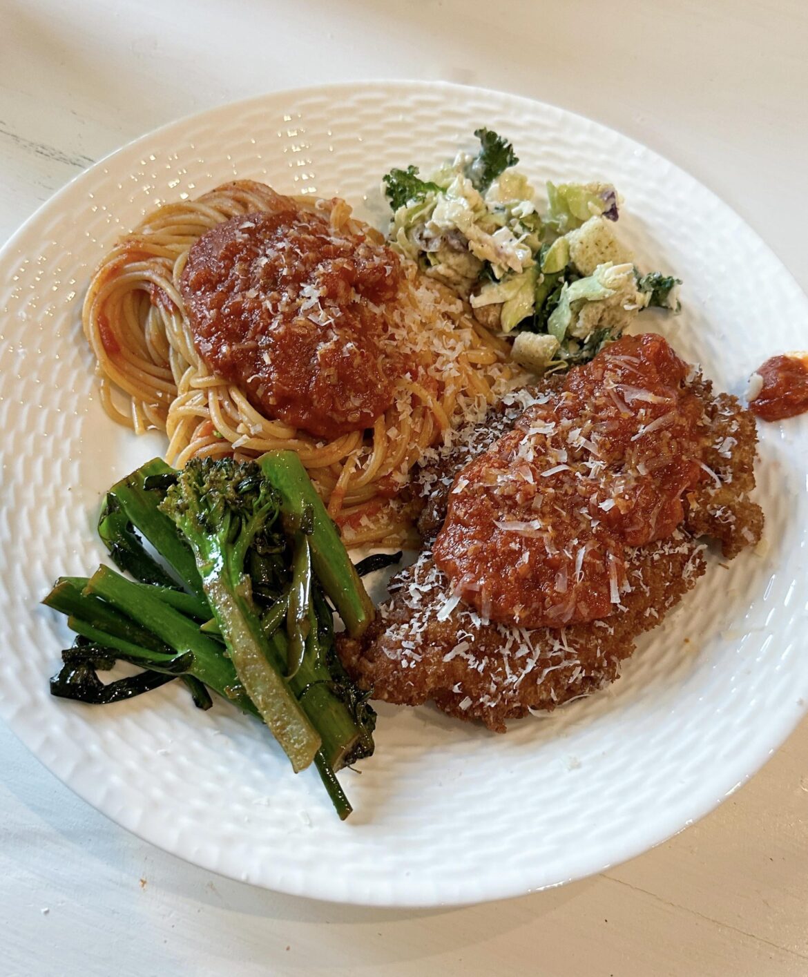 [Homemade] Chicken Parm and Pasta
