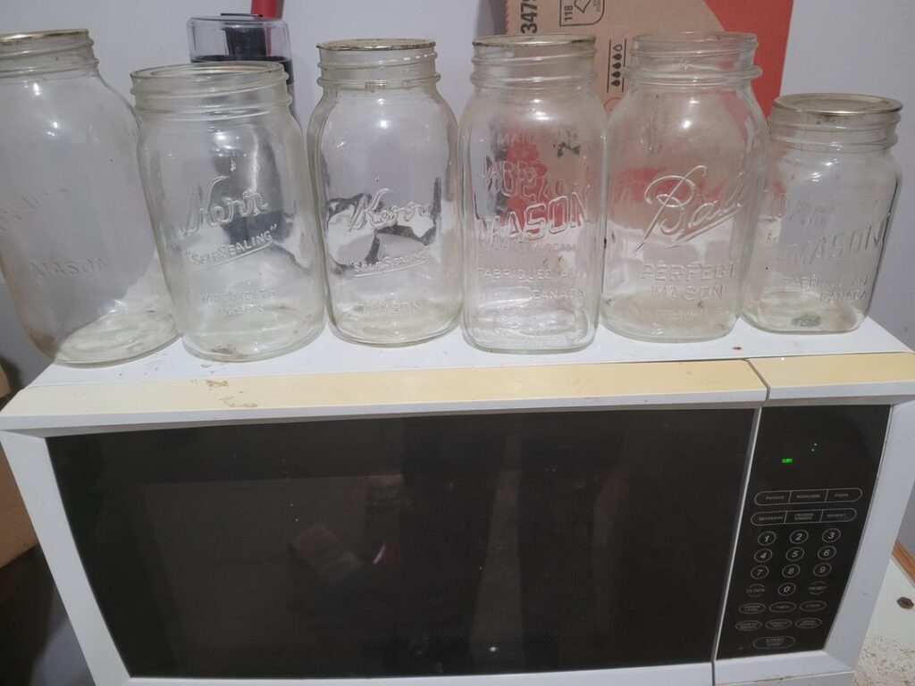 Found my grandmother's canning stash