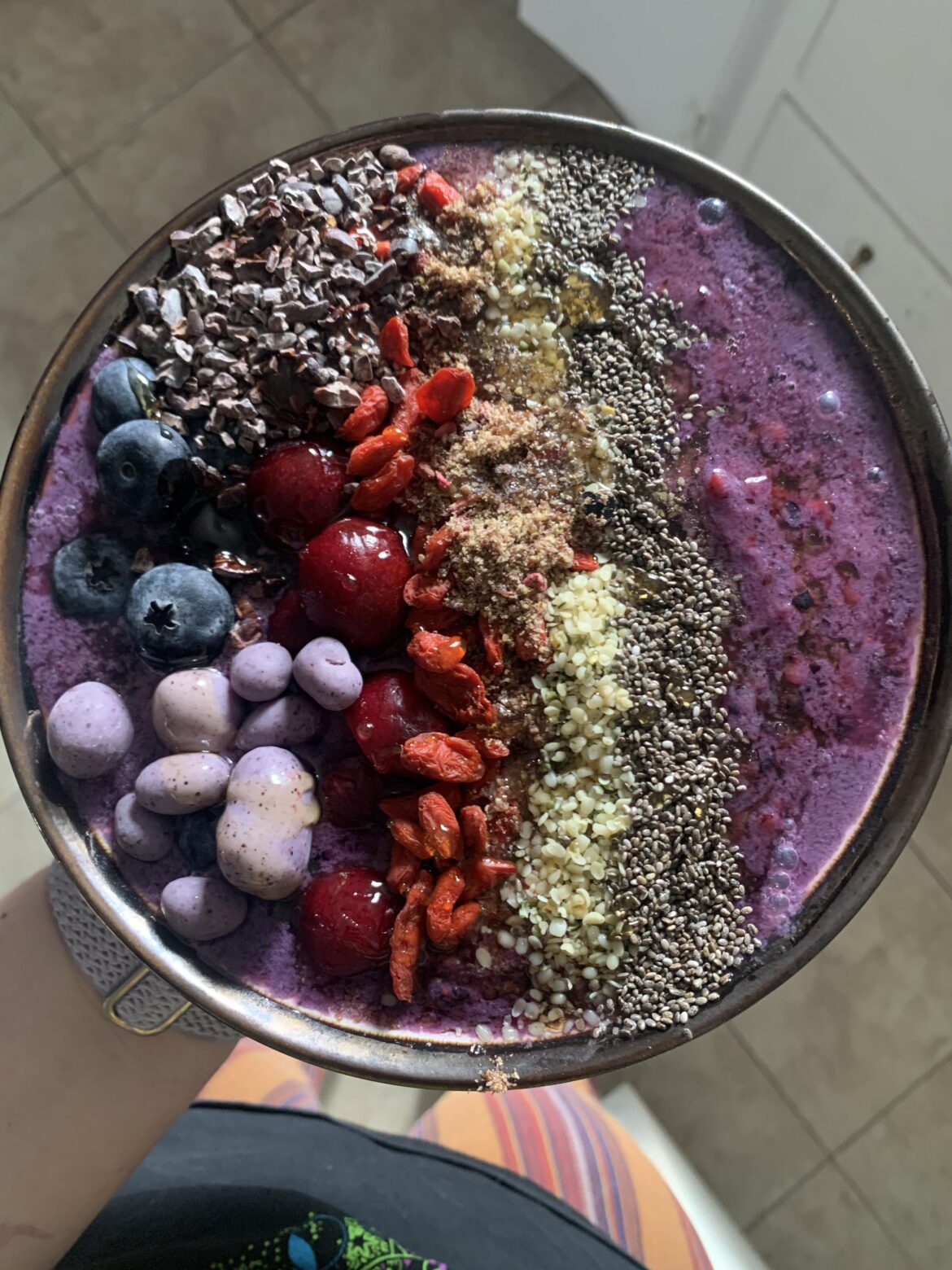 Addicted to smoothie bowls. I eat some variation of this daily.