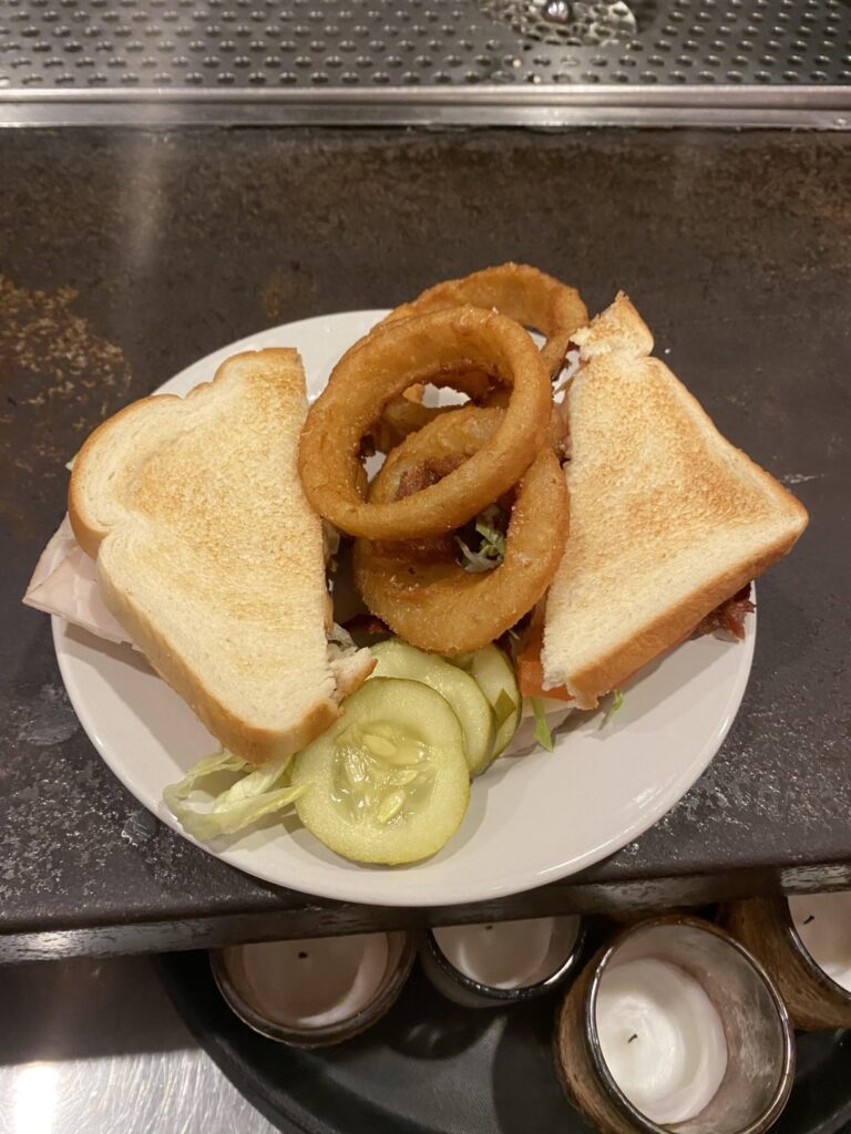 Turkey, Provo, Bacon, lettuce, tomato, mayo