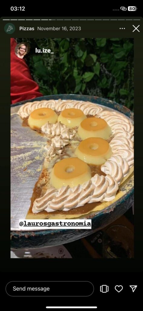 Pudding, yes, pudding