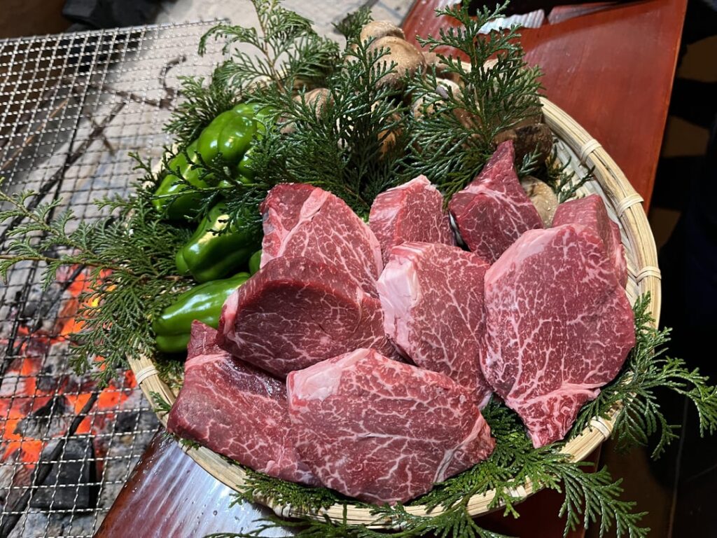 [I ate] Japanese irori ( hearth - grilled) cuisine