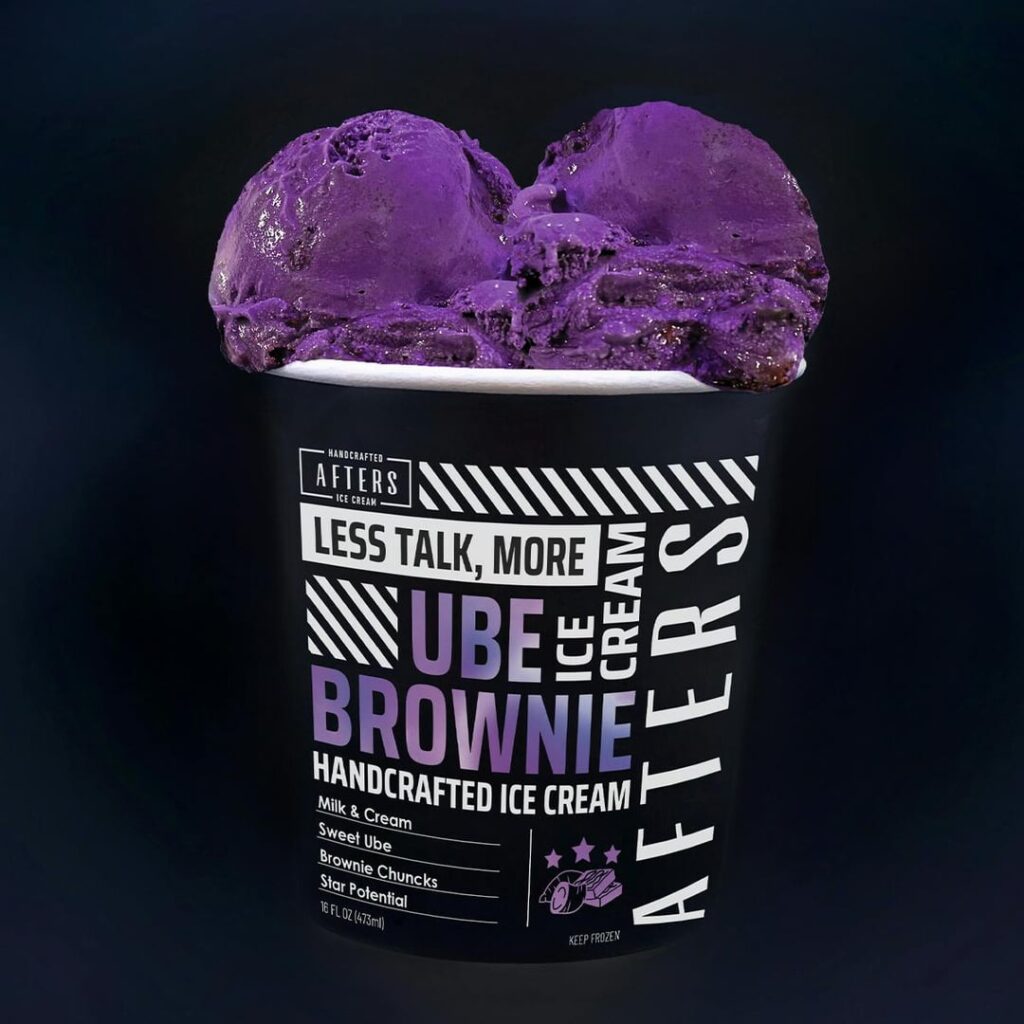 After’s Ice cream is hands down the BEST ice cream I’ve ever had. ~ Both the Ube Brownie & the Jasmine Milk Tea are to DIE FOR. not my photos After's Ice cream is hands down the BEST ice cream I've ever had. ~ Both the Ube Brownie & the Jasmine Milk Tea are to DIE FOR. *not my photos*