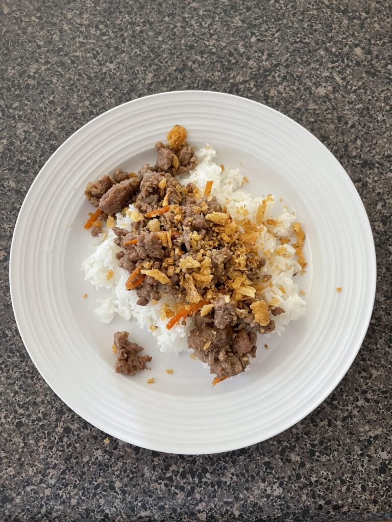 Lemongrass Pork & Rice Bowl…Nice Surprise! Review Below ⬇️ Lemongrass Pork & Rice Bowl…Nice Surprise! Review Below ⬇️