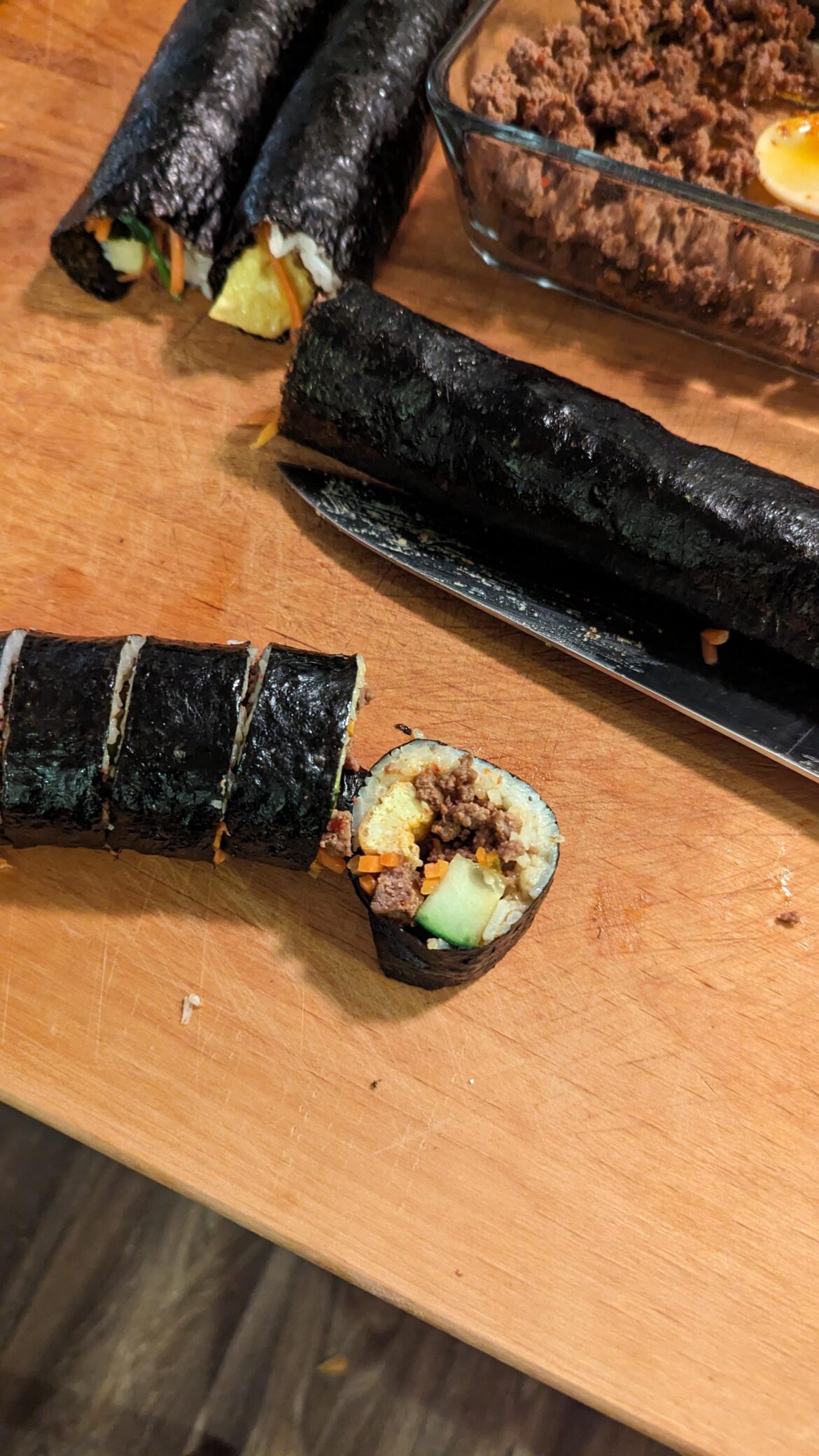 Second attempt at kimbap