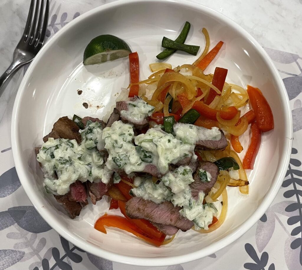 Creamy Cilantro Steak Bowls 9/10 Creamy Cilantro Steak Bowls 9/10