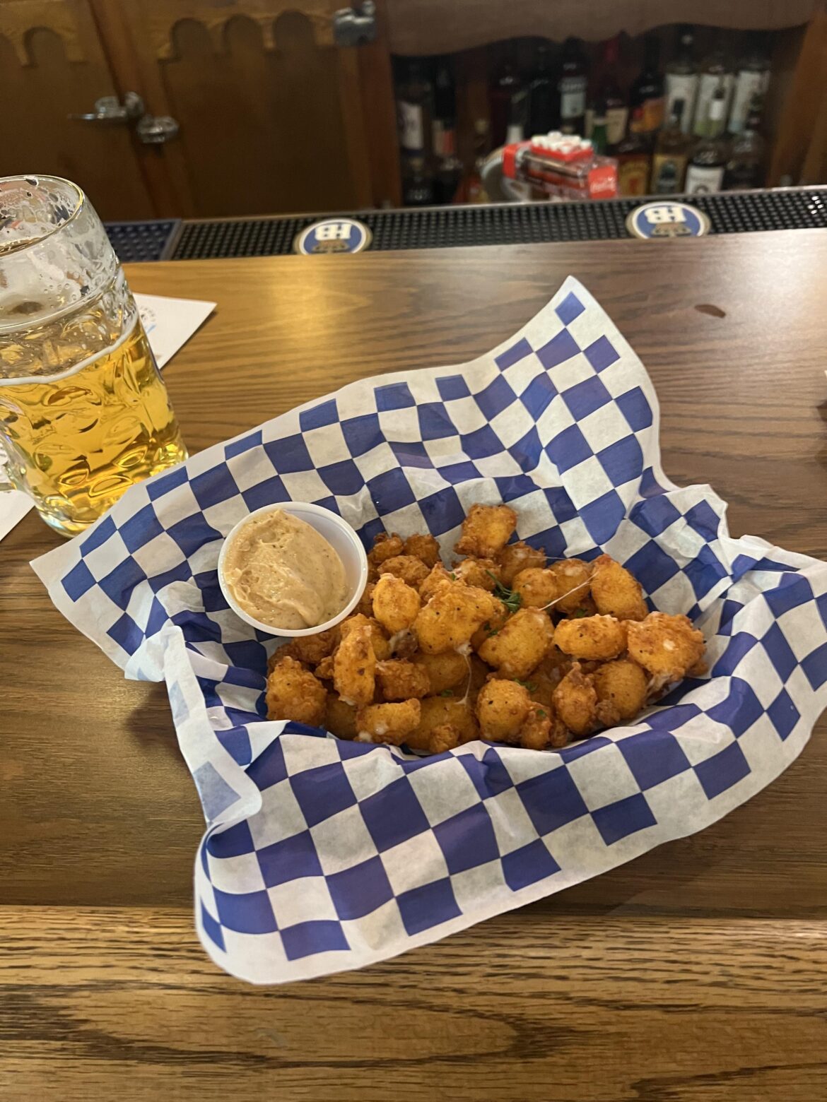 [I ate] fresh cheese curds