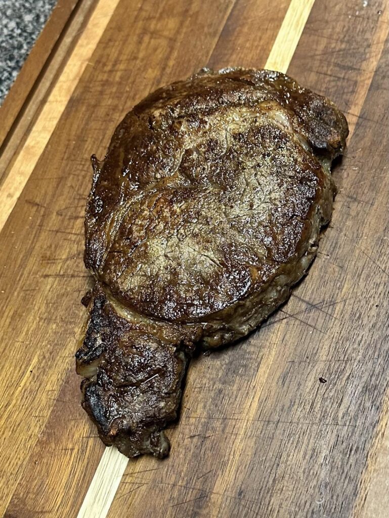 Attempt #2 at cast iron pan sear, fire alarms set off.