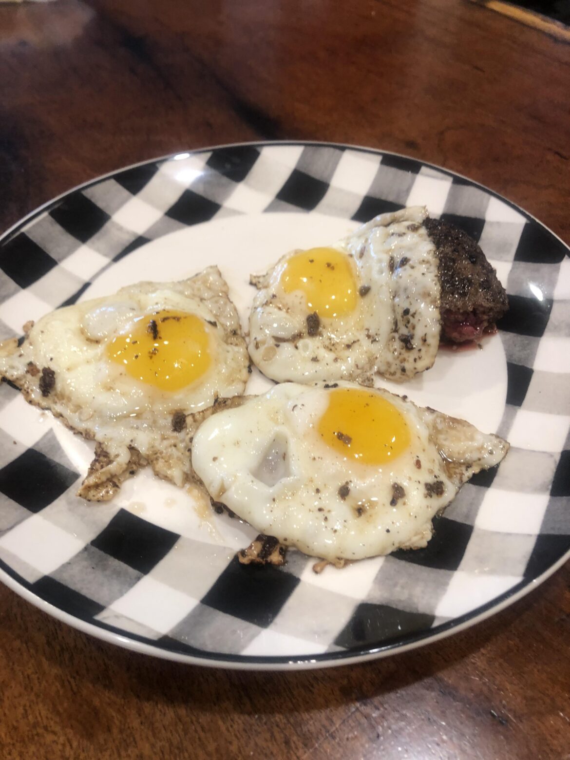 Put An Egg on a Waygu Rectangle