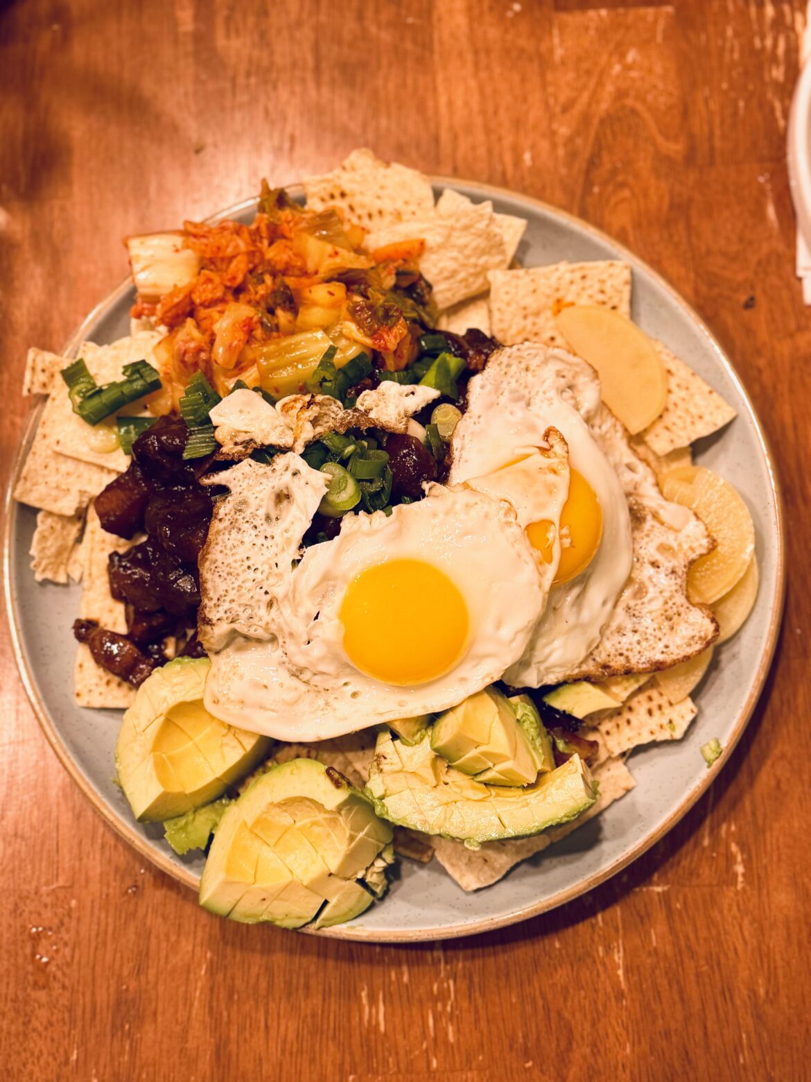 I made Gan Jjajang Nachos
