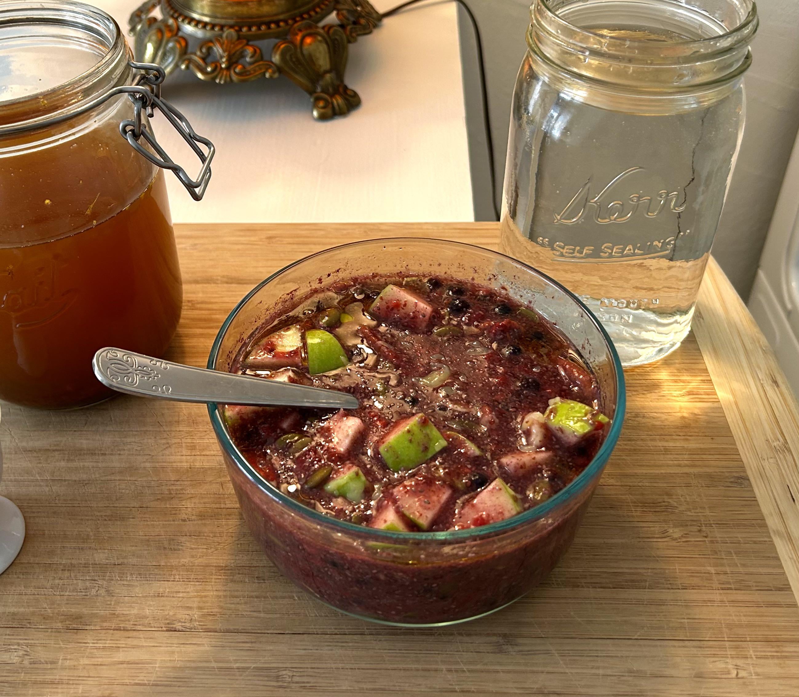 Overnight yummy chia and flax seed “pudding” Dining and Cooking