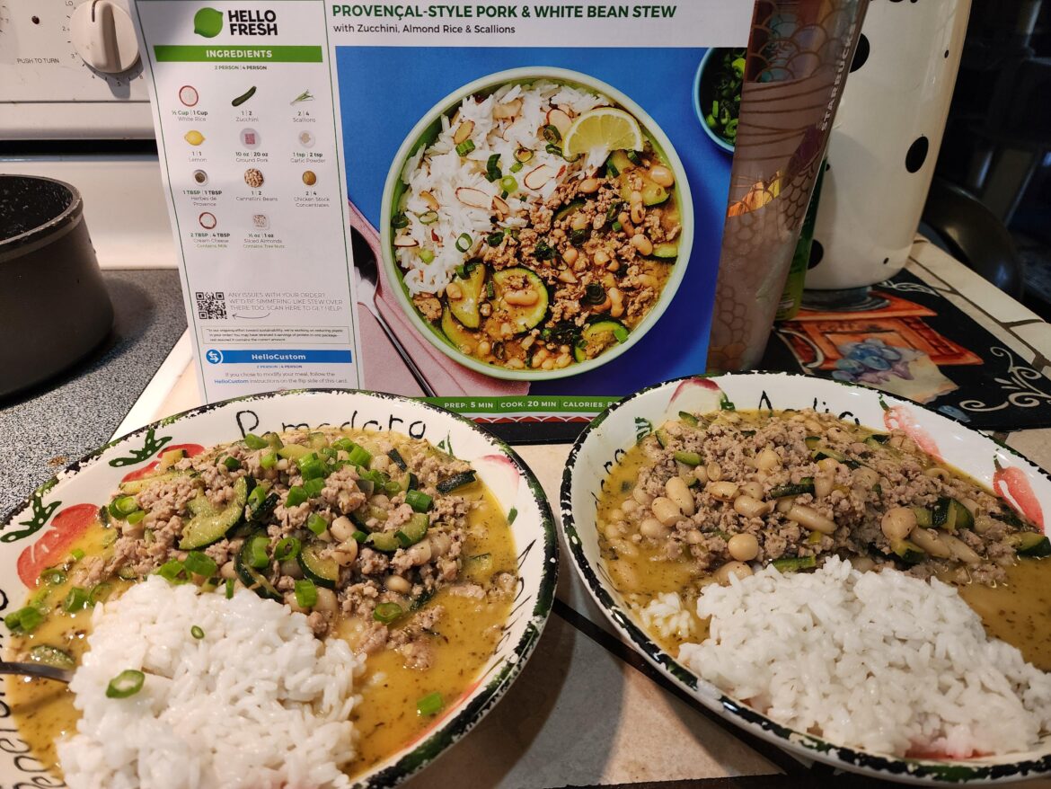 Provencal Style Pork & White Bean Stew