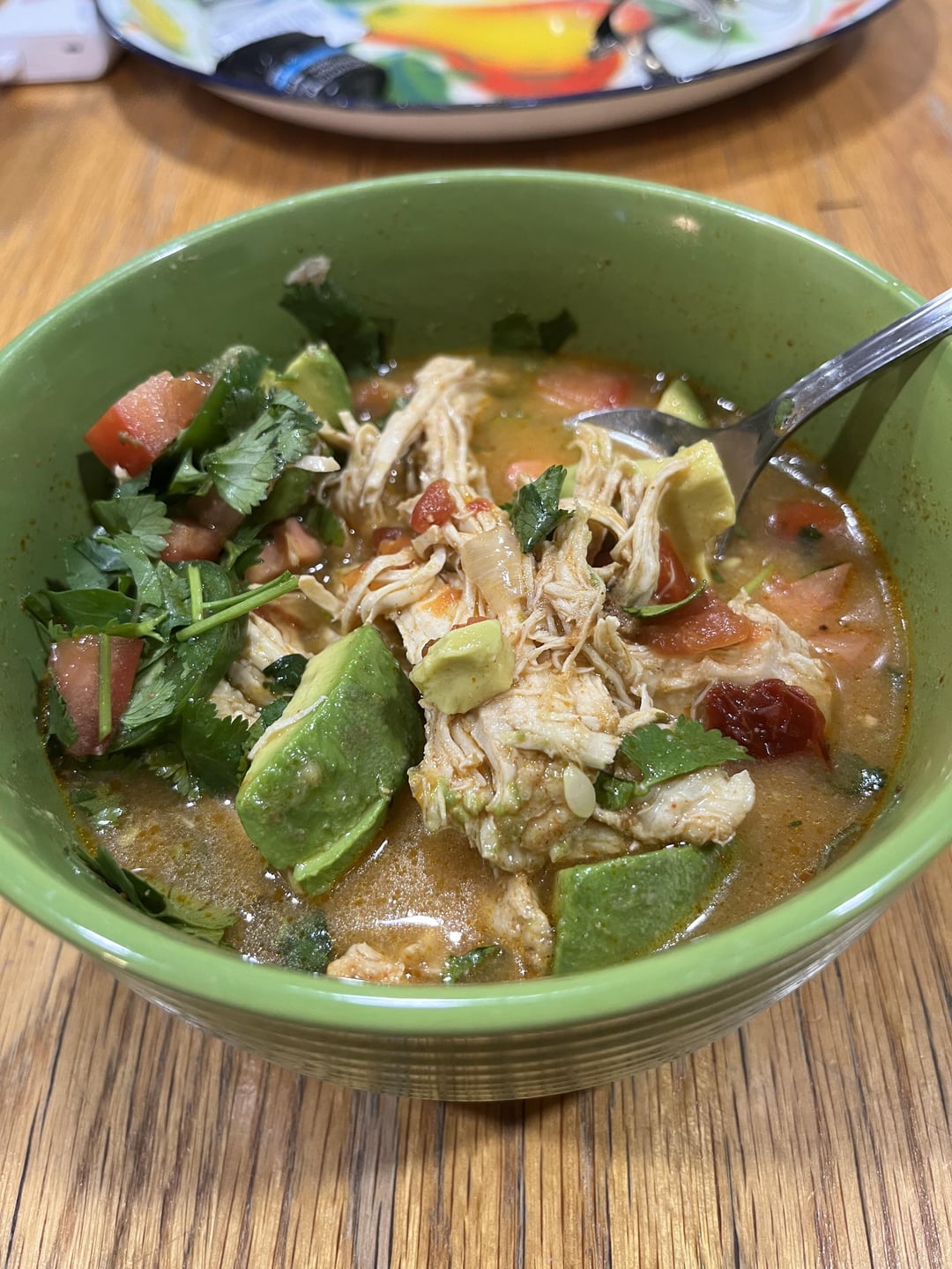 Tortilla less Chicken Tortilla Soup and toppings Dining and Cooking Tortilla less Chicken Tortilla Soup and toppings Dining and Cooking