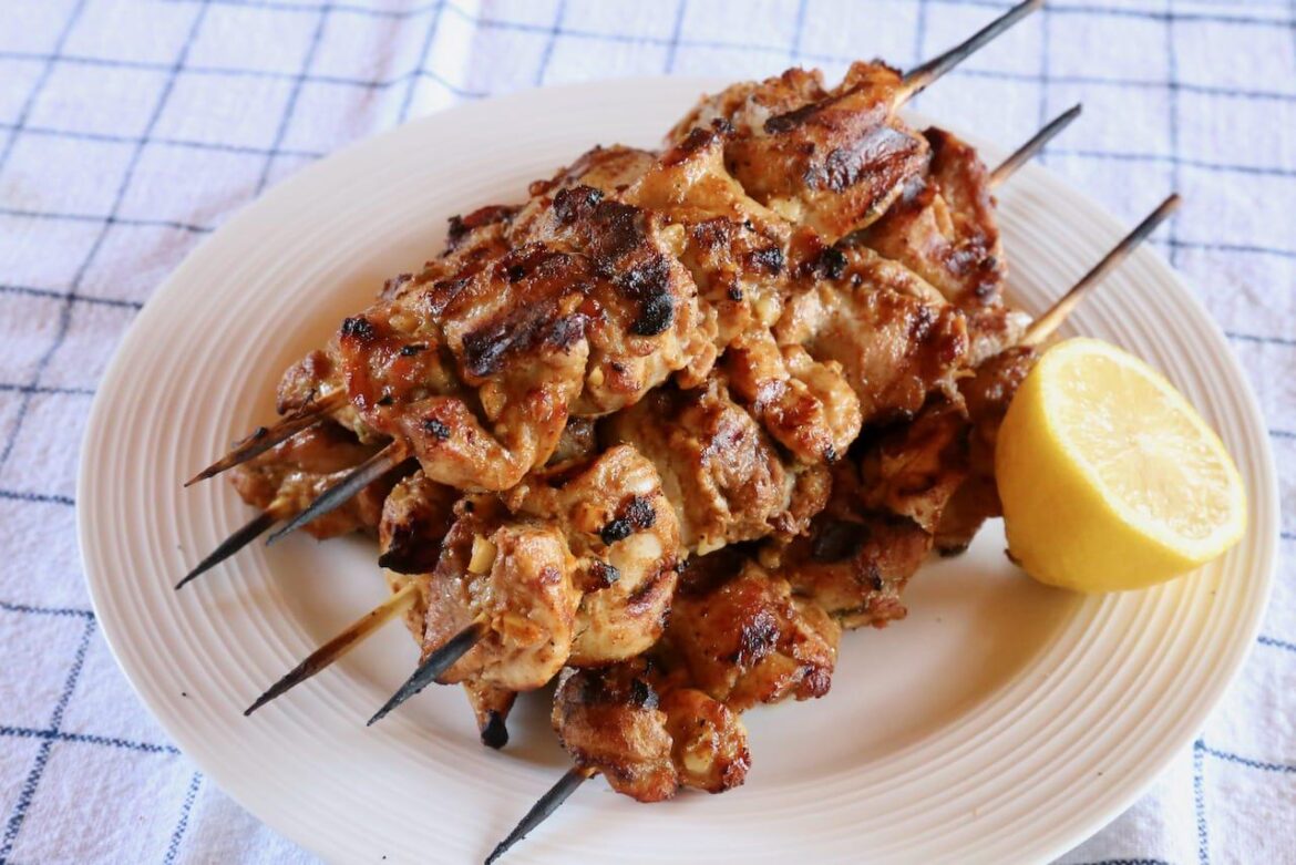 Grilled Chicken Tikka Boti Kebab