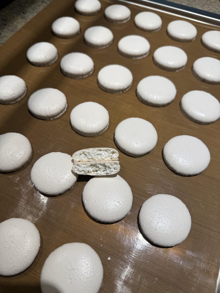 White Shells and Not All Teflon Sheets Work with Macarons White Shells and Not All Teflon Sheets Work with Macarons