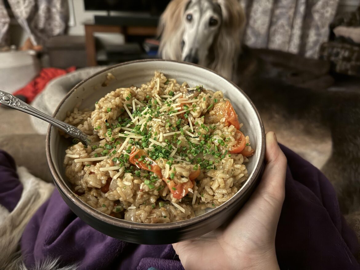 Mushroom & Chive Risotto (7/10) HF Dropped the ball