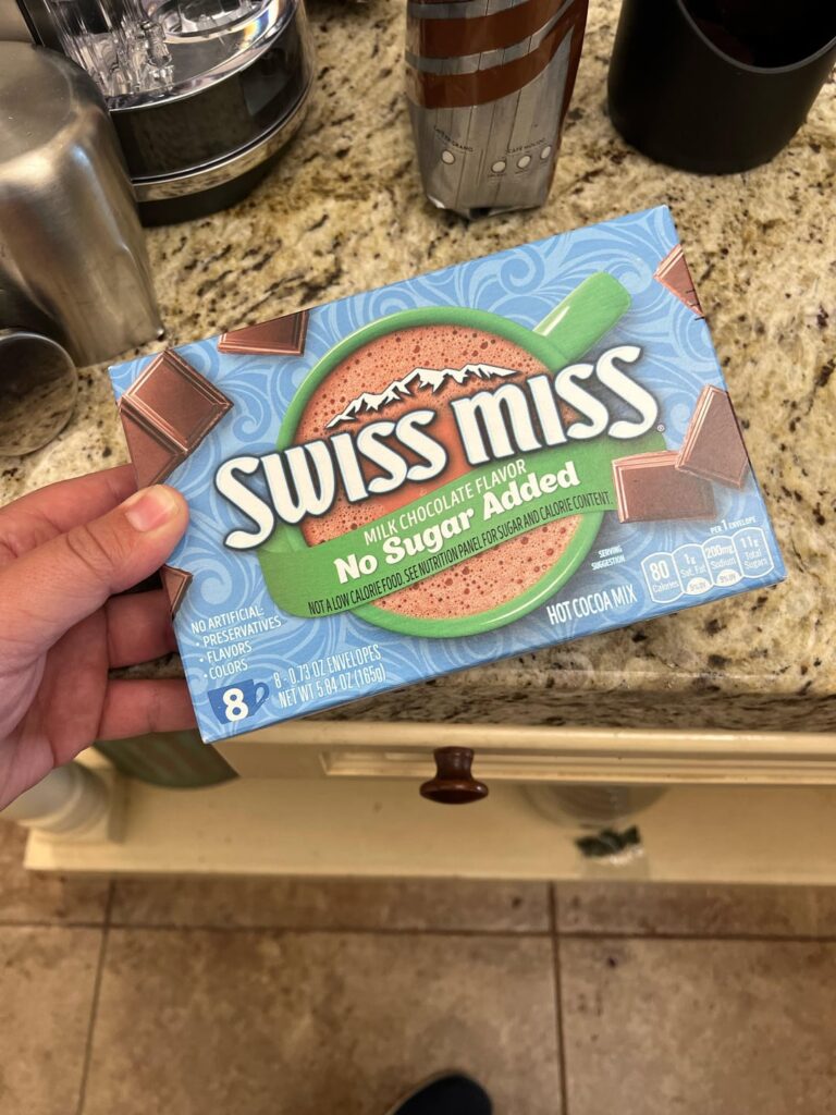 Any Swiss miss recipe low in calories?