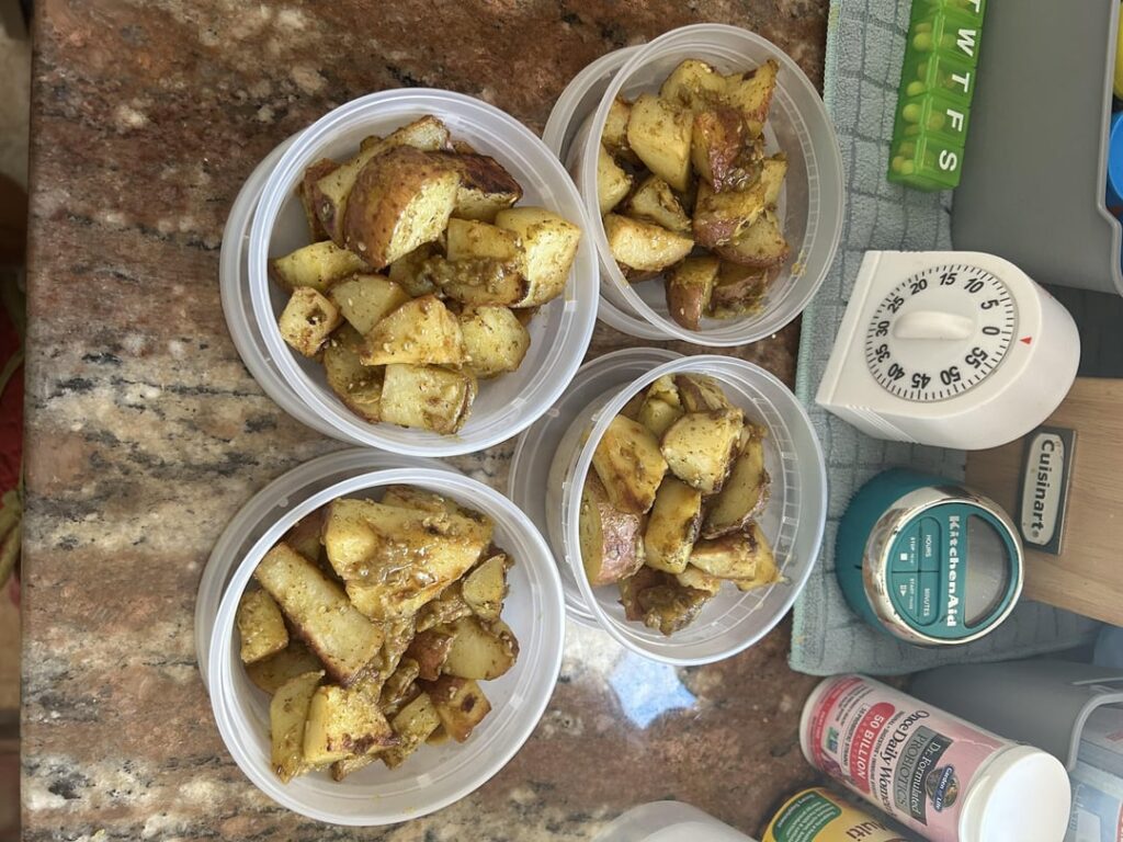 everything i meal prepped today!