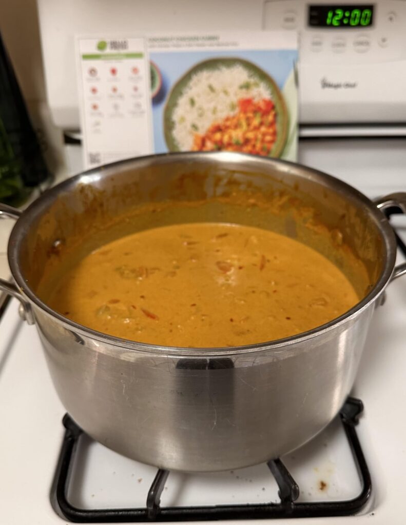 8 servings of Coconut Chicken Curry 9.5/10
