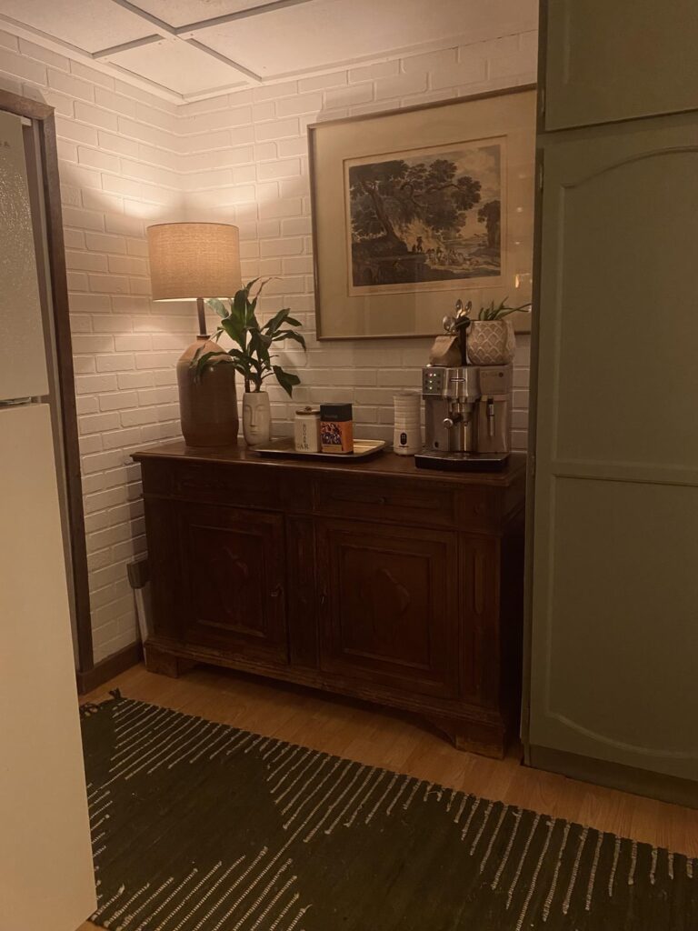 Dead space turned coffee & happiness station!