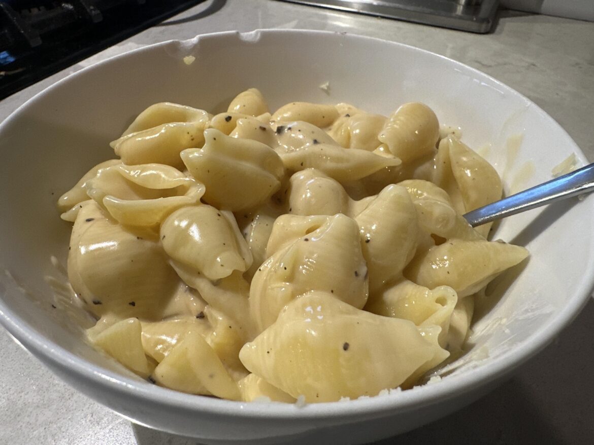 Three ingredient mac & cheese