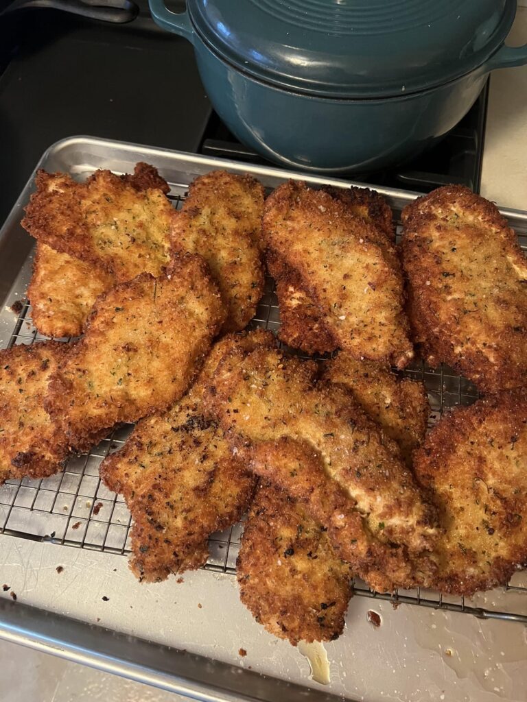 I’m working the next 72 hours, so I made my husband’s favorite meal [homemade]