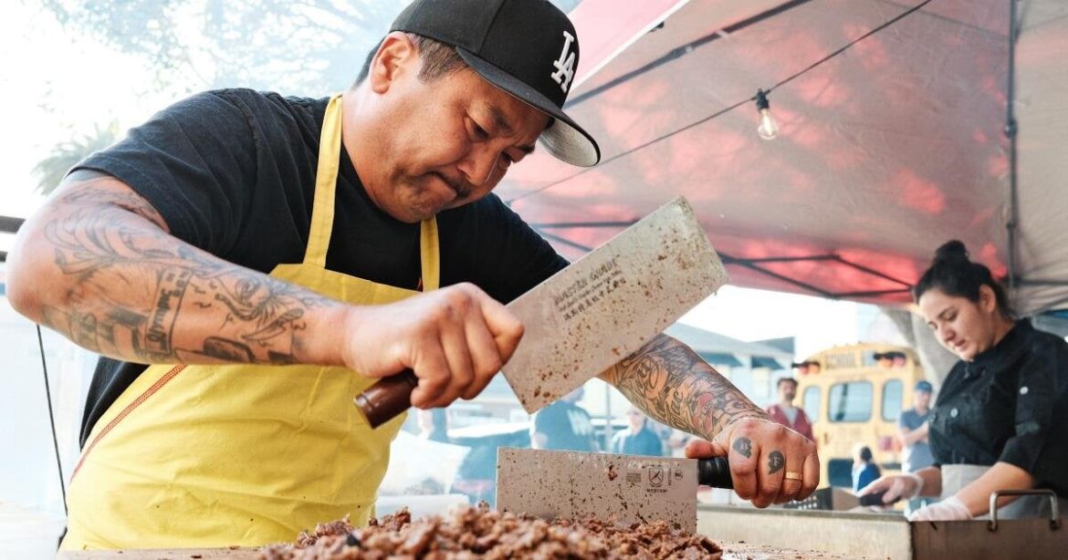 Kogi chef Roy Choi debuts a new 'backyard barbecue' taco stand in Palms