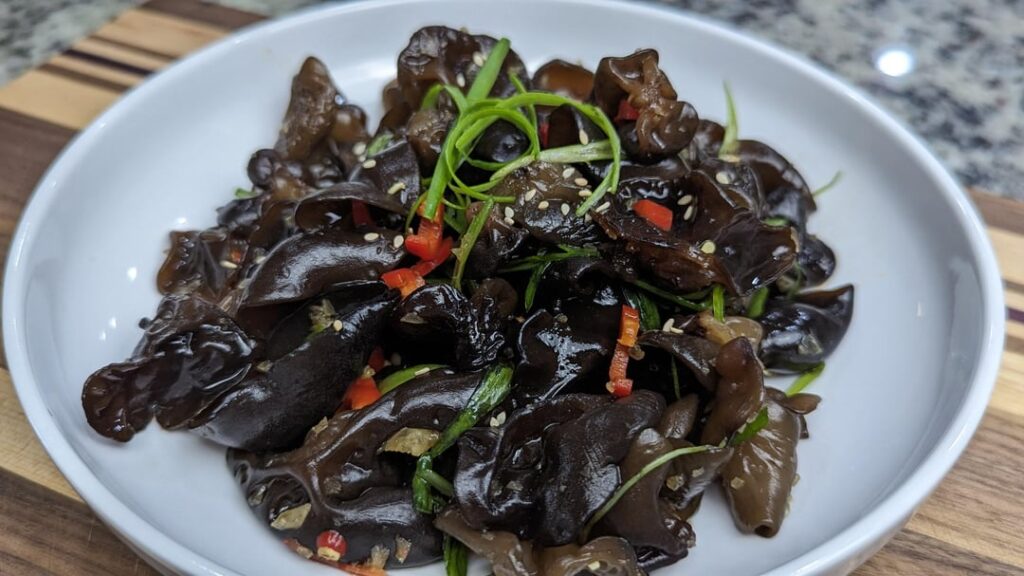 Wood Ear Mushroom Salad