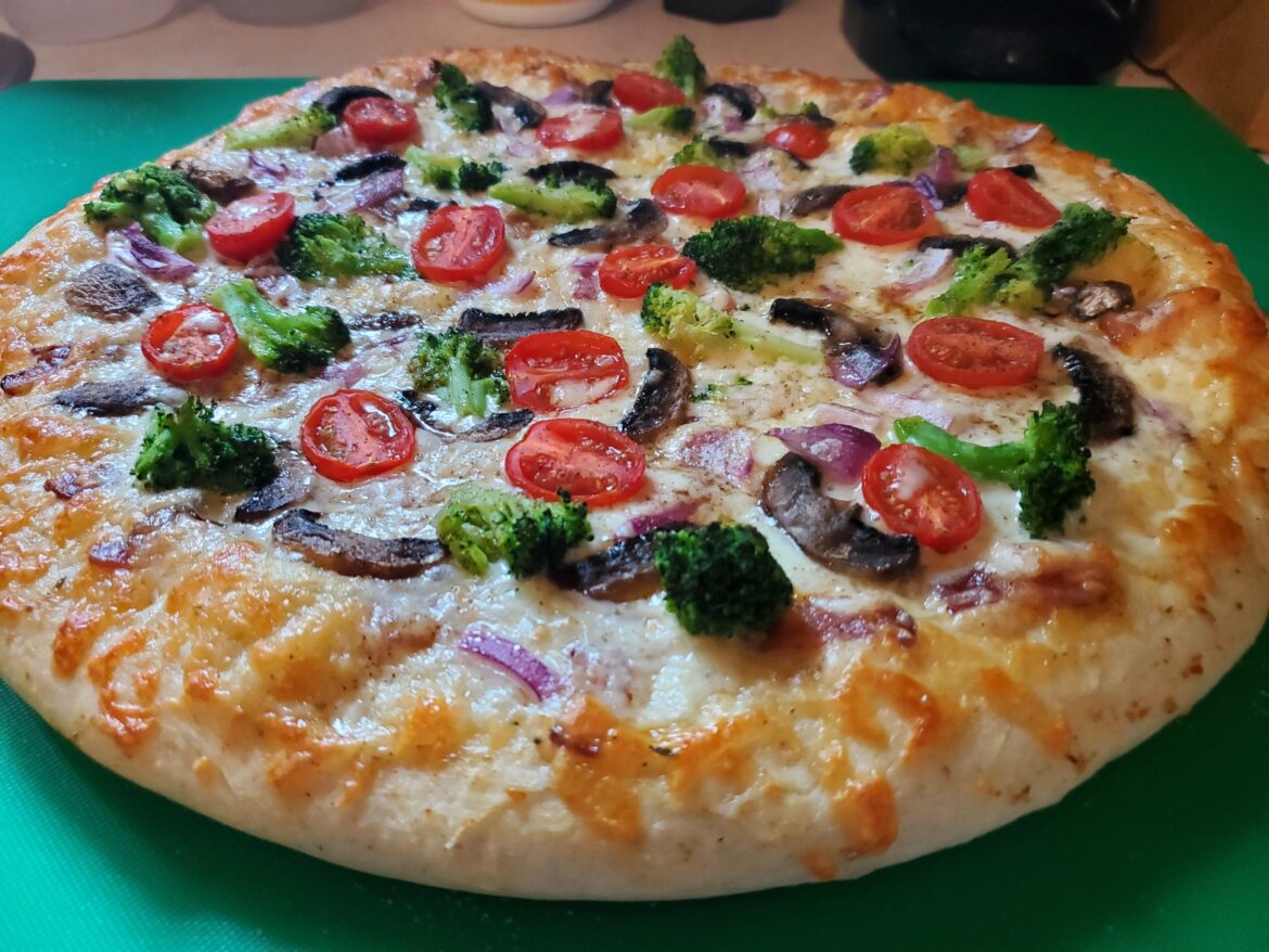 ~First homemade pizza attempt~