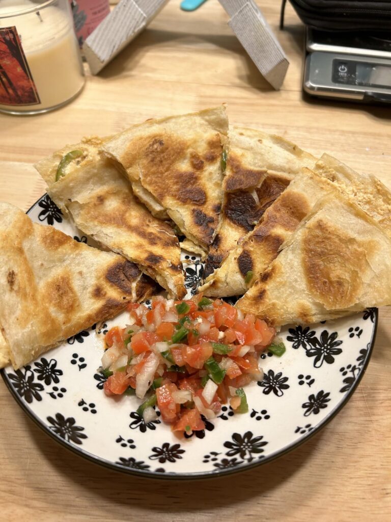 Keto Jalepeno popper quesadillas with fresh Pico de Gallo Keto Jalepeno popper quesadillas with fresh Pico de Gallo