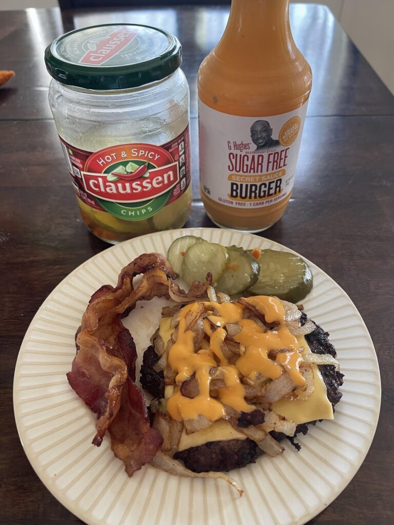 Burgers on the cast iron :)