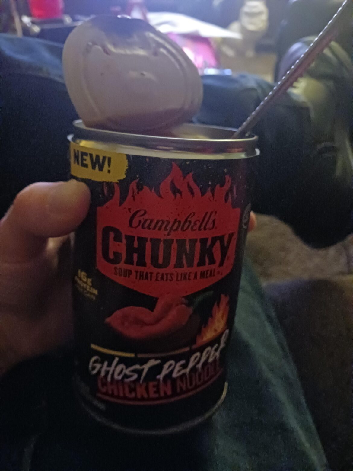 Straight out the can