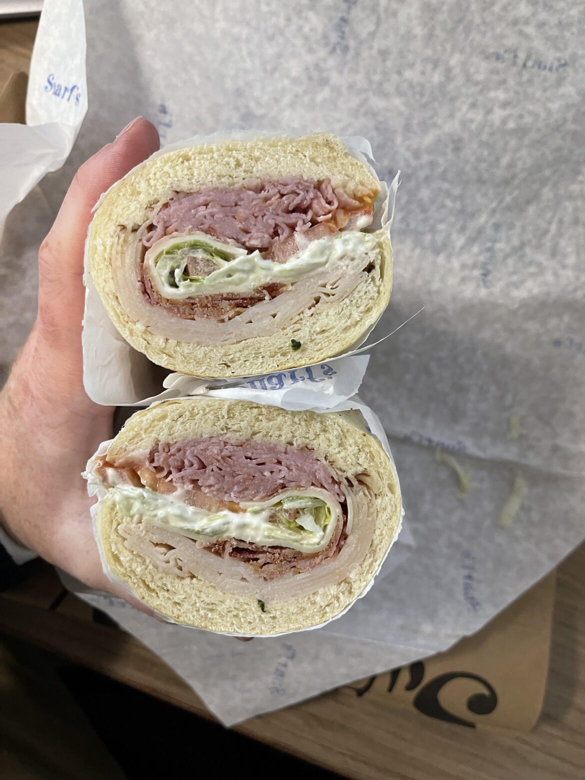 Snarf’s - Not toasted.